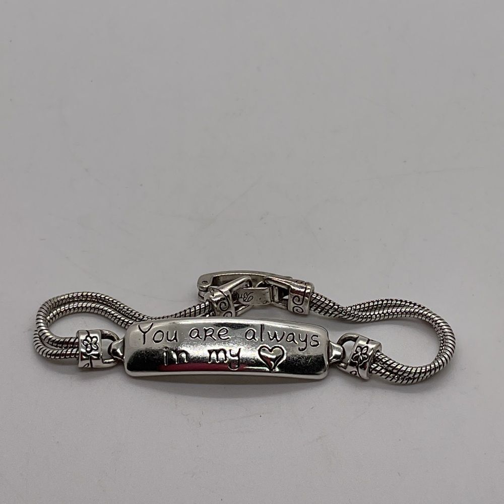 Brighton Silver plated ID Bracelet